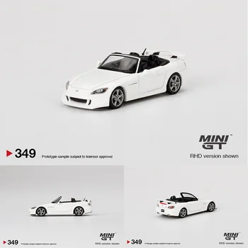 1:64 MINI GT S2000 S2K AP2 Type S Grand Prix Диорама от Бяла сплав Колекция Модели Автомобили Миниатюрни Играчки за деца 349