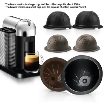 1 бр. за Многократна употреба около 60 пъти с помощта на Кафе капсули Nespresso Vertuo Vertuoline за Многократна употреба капсули 150 мл/230 мл