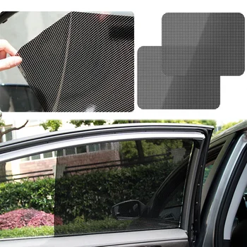 2 елемента Авто Козирка Стикер Статична Адхезия Етикети Анти-UV Защита Автомобили Прозорец на Капака за Многократна употреба Етикети