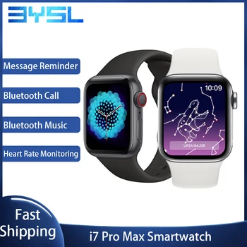 2022 IWO 14 MAX i7 PRO MAX Серия 7 SmartWatch Bluetooth Предизвикателство сърдечната Честота IP67 Водоустойчив спортен часовник PK IWO 13 PRO W2 X8 X7 MAX