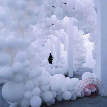 5-36 инча, голям бял балон сгъстено латексови балони сватбена оферта 