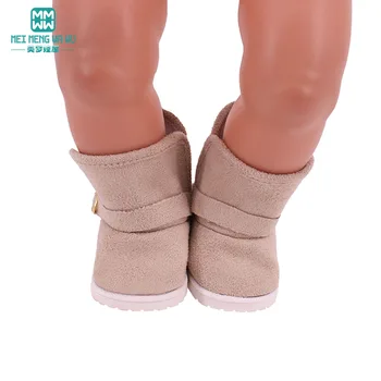 7 см обувки за кукли подходящо за 43 см има кукли и американската кукла зимни обувки маратонки кожени обувки