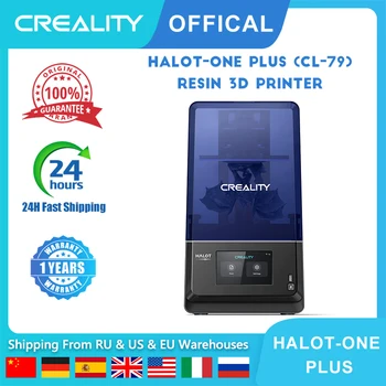 CREALITY Официален 3D-принтер от смола CL-79 HALOT-ONE PLUS 7,9-инчов 4K Моноблочный LCD дисплей с вграден източник на светлина HD Сензорен екран на 3D принтери