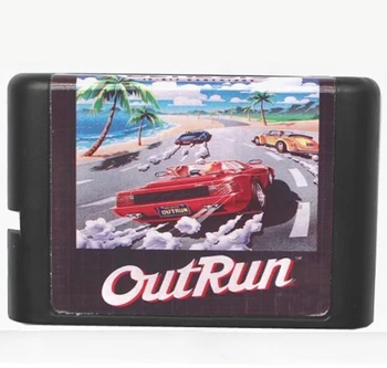 Out Run 16 за 16 битова игра на карти Sega MD за Mega Drive за видео конзола Genesis
