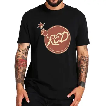 Team Fortress 2 Командване на Червената тениска С Надежден Логото за Събаряне на Разкопки, Мъжка Тениска от 100% Памук, Меки Летни Тениски Оверсайз