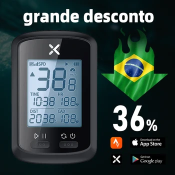 XOSS G plus G gps велокомпьютер под Наем Безжичен GPS за измерване на Скоростта пазар на едро на Пътен Велосипед МТВ велосипед Колоездене на Едро в Бразилия
