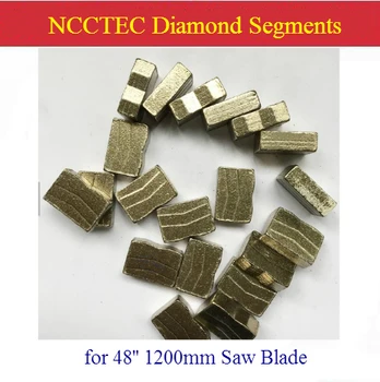 Диамантени сегменти NCCTEC назъбени глави с диаметър 48 см 1200 мм Разход пильный диск за рязане на син камък с височина 14/20 мм