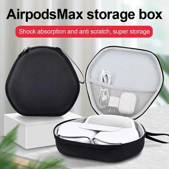 За Airpods Max Водоустойчив Дизайн Каишка За Ръка Чанта За Съхранение На Пътна Переноска Защитен Калъф Чанта За Носене Безжична Слушалка