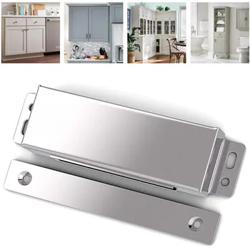 Магнитна Вратата се Затвори Jiayi Силни Тежки магнит За Шкаф 40 кг Кухненска Врата Голям Магнитен Клип От Неръждаема Стомана Шкаф