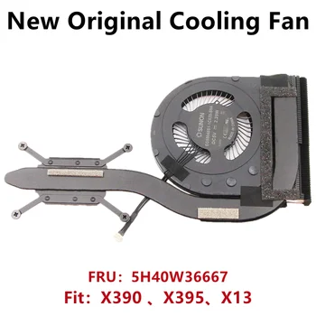 Нови Оригинални За лаптоп Lenovo Thinkpad X390 X395 X13 Вентилатор за охлаждане на процесора Радиатор Радиатор Охладител FRU：5H40W36666