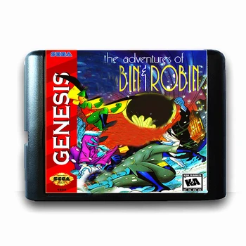 Приключение на Робин за 16-битова игра на карти Sega MD за Mega Drive за видео игра конзола версия на Genesis US PAL