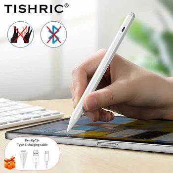 Стилус TISHRIC За таблет Apple Ipad Молив Капацитивен Сензорен Екран Писалка за Таблет Поддръжка на Писалка Модели За iPad 2018-2022